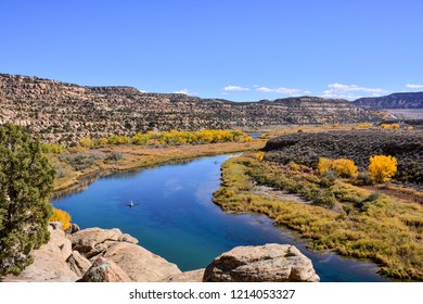 Above The San Juan River In Autumn