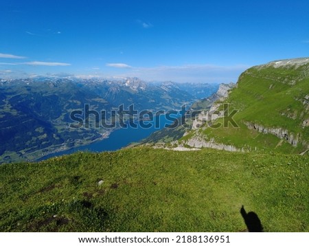 Similar – Foto Bild Blick vom Stoos auf den Vierwaldstättersee