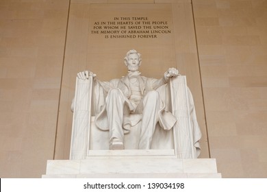 Abraham Lincoln Monument In Washington, DC