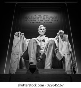 Abraham Lincoln Monument In Washington, DC