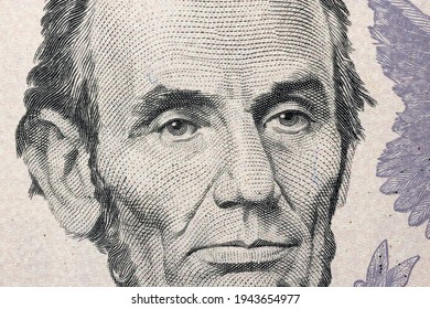 Abraham Lincoln Portrait Closeup Background