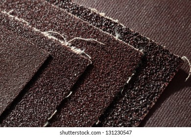 Abrasive Materials - Sheets Of Sandpaper Close-up