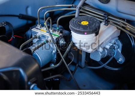 ABS Motor Control Module, High Pressure Pump in Car Engine Room (Anti-lock Braking System) is a popular braking system installed in modern cars.