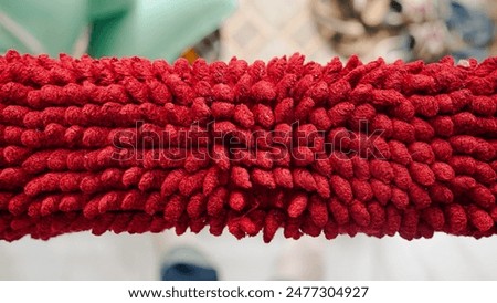 Absctract Fur Red Object Close Up