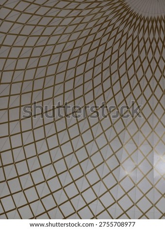 Abstract 3D wireframe grid curving dynamically across a gradient background, evoking digital architecture, motion, and futuristic design