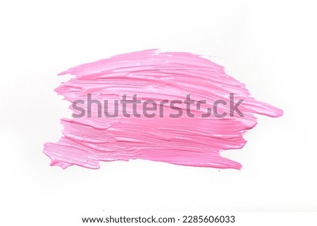 Abstract acrylic pink painted background. Fluid art texture.