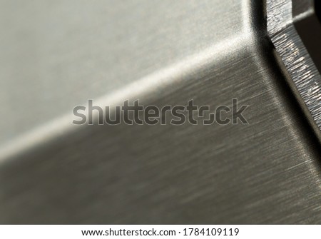 Abstract aluminium metal teture close up macro, industry background concept, selective focus