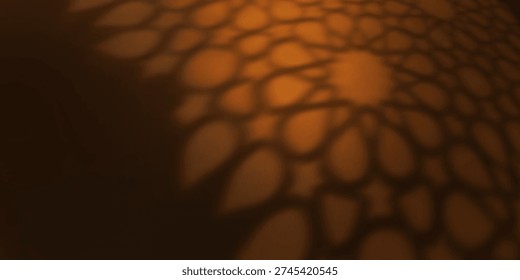 Abstract Arabesque shadow sunset background with traditional ornament, ramadan islamic design.