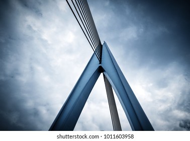 Abstract Architectural Features, Bridge Close-up