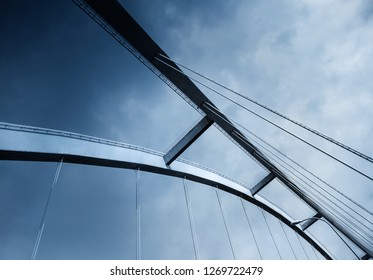 Abstract architectural features, bridge close-up