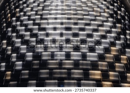Abstract Architectural Structure with Repetitive Pattern