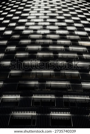 Abstract Architectural Structure with Repetitive Pattern