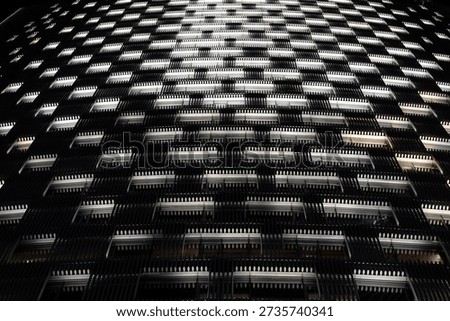 Abstract Architectural Structure with Repetitive Pattern