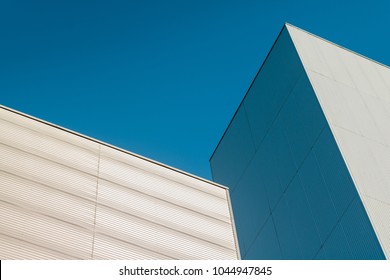 Abstract Architecture. Close Up Of Building Facade.