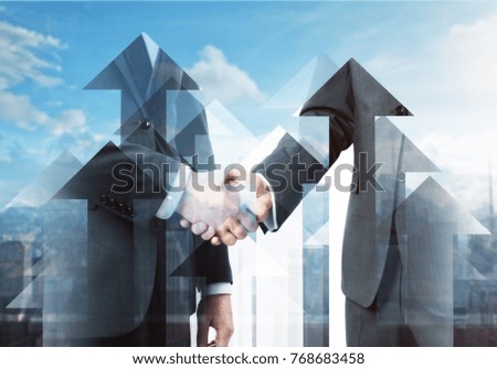 Similar – Image, Stock Photo upward Office Career