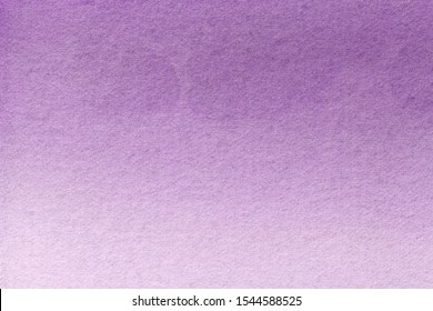 Abstract Art Background Light Purple And Lilac Colors. Watercolor Painting On Canvas With Soft Violet Gradient. Fragment Of Artwork On Paper With Pattern. Texture Backdrop.