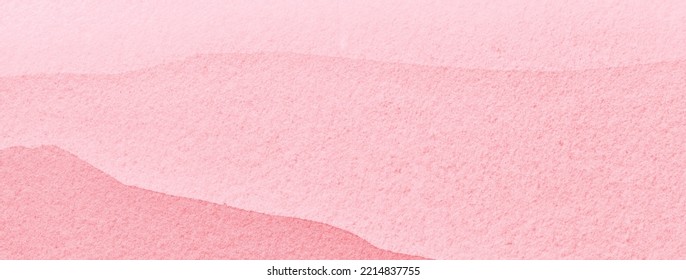 Abstract art background light red   pink colors  Watercolor painting canvas and rose wavy gradient  Fragment artwork paper and wave pattern  Texture backdrop 