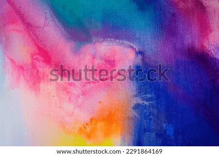 Abstract art backgrounds. Hand-painted background. Acrylic painting on canvas.Texture fluid acryl. Fragment of artwork. Brushstrokes of paint.