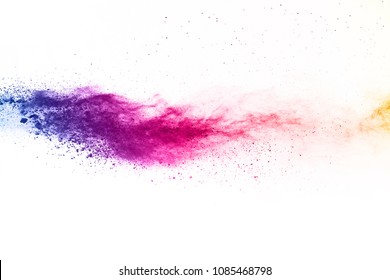 Abstract Art Powder Painted On White Stock Photo 1085468798 | Shutterstock