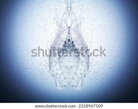 abstract artistic water mass material