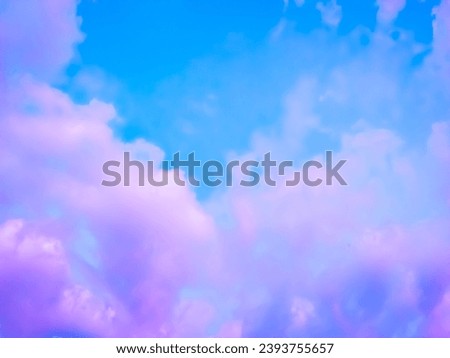 Abstract Atmosphere: Dramatic Sky with Vibrant Colors and Wind