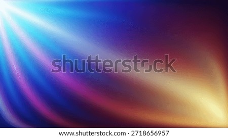 Abstract Aurora Light Rays on Dark Gradient Background.