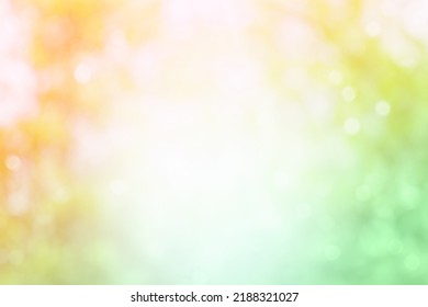 Abstract autumn background with bokeh. Gradient orange and green blurred natural background. - Powered by Shutterstock