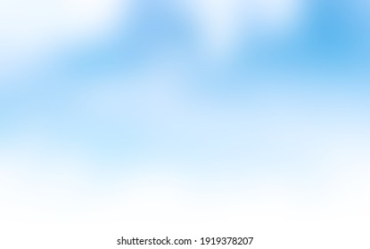 Abstract backdrop bright light blue blurred background 
 (with copy space)