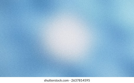 Abstract backdrop featuring a light blue gradient with a central white glow and a subtle textured surface, perfect for various design projects
