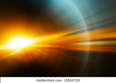 Abstract Background, Beautiful Rays Of Light.