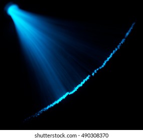 Abstract background, Beautiful rays of light on a dark background
