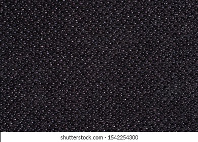 Abstract Background. Black Kevlar Fabric Close-up. Macro Photography