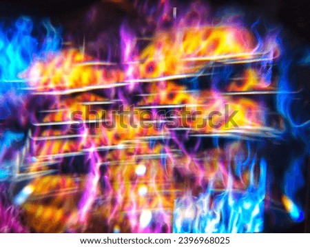abstract background of blue light with gradations of color red yellow  combinations