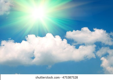 Abstract background of blue sky and clouds - Shutterstock ID 475387528