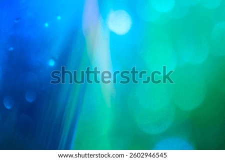 Abstract background with blurred focus in green blue shades