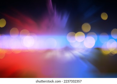 Abstract background. Bokeh and lights on a smooth blue and red background. Technology Blue gradient  defocused abstract photo smooth background 