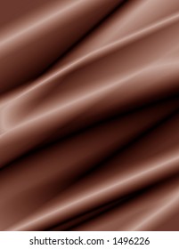 Abstract background of chocolate colored folds.