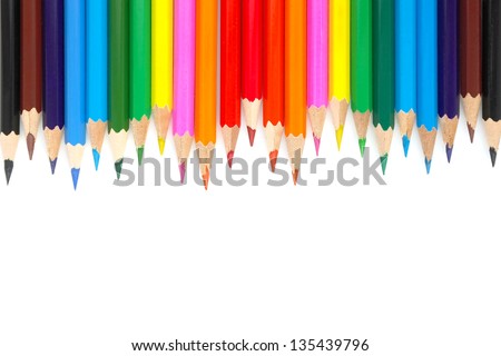 Abstract background from color pencils