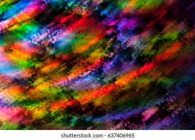 Abstract background of colored lights in a motion