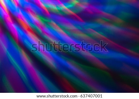 Abstract background of colored lights in a motion