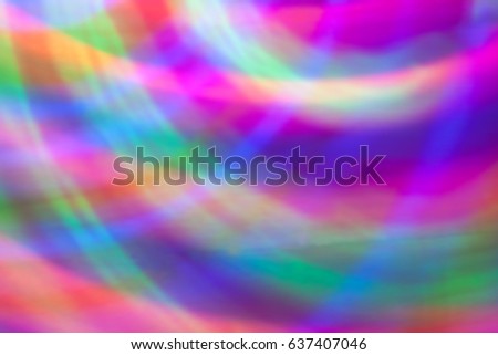 Abstract background of colored lights in a motion