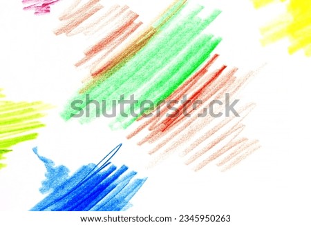abstract background with colorful pencil drawings