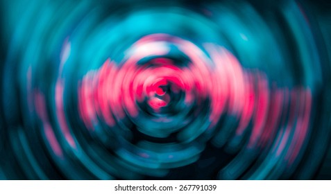 Abstract background of colorful spin radial motion blur