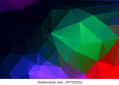 abstract background consisting of triangles