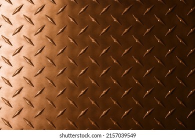 Abstract background of copper texture with a diamond pattern. - Shutterstock ID 2157039549
