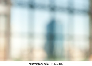 Abstract background from defocused view through glass without sharpness, 