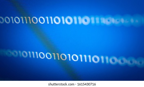 Abstract background of digital binary code of software. Programming software code on computer screen which develop by the programmer to solve the business requirement. - Powered by Shutterstock - Get 15% off with code: PIKWIZARD15