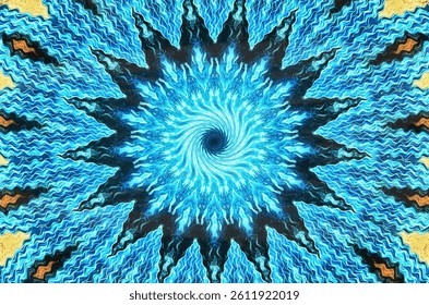 abstract background with diverging rays