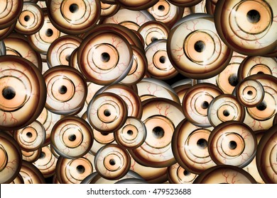 Abstract background of eye