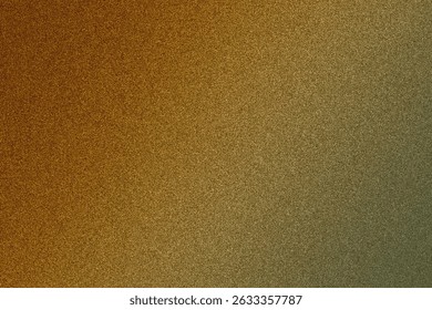 Abstract background featuring a gradient of gold and brown glitter. The texture is fine, creating a shimmering, metallic effect. Perfect for design elements.
